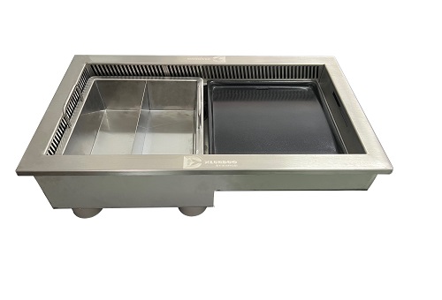 700*400涮烤一體長(zhǎng)方形組件